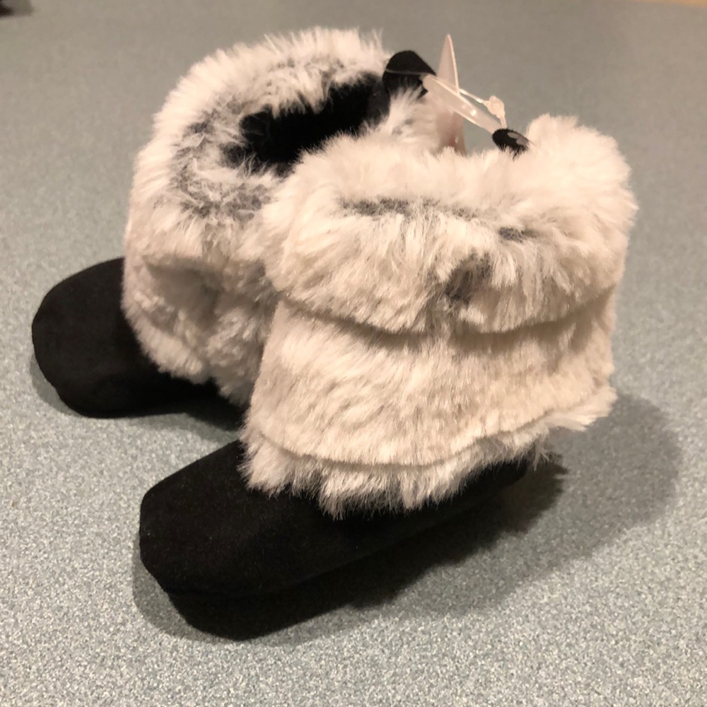 Stepping Stones Faux Fur Booties
